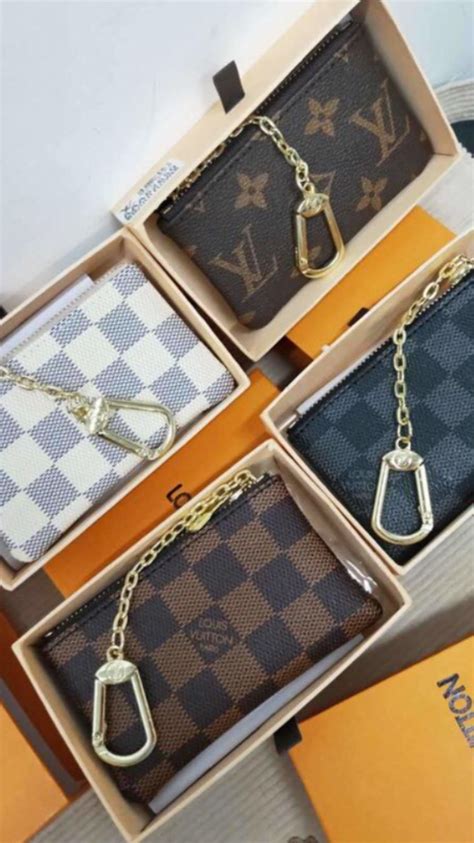 lv small wallet keychain|lv keychain wallet women.